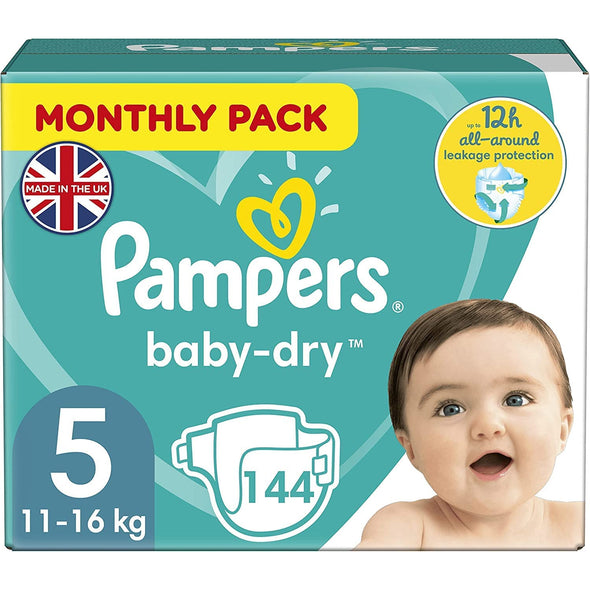 Pampers Baby Nappies Size 5 11-16 kg/24-35 Lb
