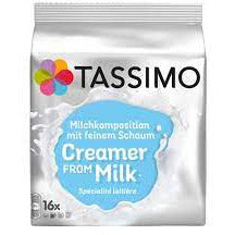 TASSIMO CREAMER MILK 16'S 0% VAT