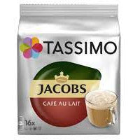 TASSIMO JACOBS CAFE AU LAIT 16'S 0% VAT