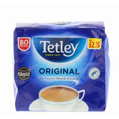 TETLEY TEA BAGS 80'S ORIGINAL PMP £2.75 0% VAT