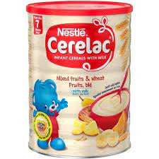 Nestlé CERELAC Mixed Fruits & Wheat with Milk Infant Cereal 8m+, 1kg