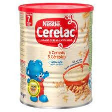 Cerelac 5 Cereals with Milk from 7 Months, 400g
