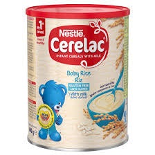 Nestlé CERELAC Rice with Milk Infant Cereal 400g, 6 months+