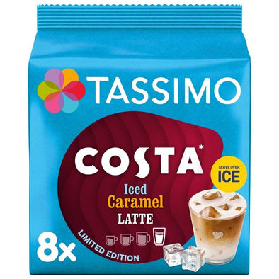 Tassimo Costa Iced Caramel Latte 8'S