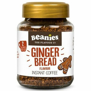 Beanies Barista Flavoured Instant Coffee Granules 50g - Ginger Bread