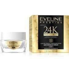 Eveline Cosmetics Prestige 24k Snail Caviar Anti-Wrinkle Lifting Face Night Cream Mature and Sensitive