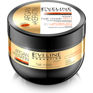 Eveline Cosmetics Argan Hair Mask 8 In 1 300ml