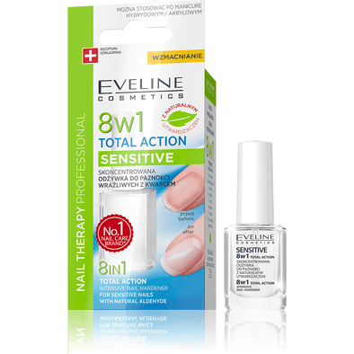 Eveline Cosmetics 8in1 Total Action Sensitive Nail Conditioner
