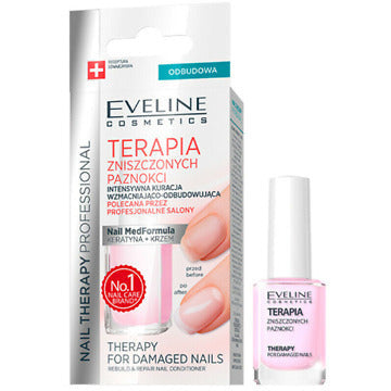 Eveline Nail Therapy Rebuild and Repair Nail Conditioner For Damaged Nails