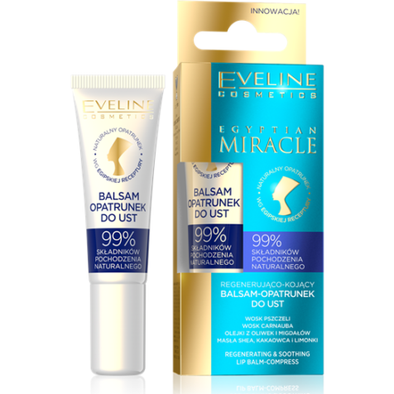 Eveline Egyptian Miracle Regenerating & Smoothing Lip Balm Compress 12ml