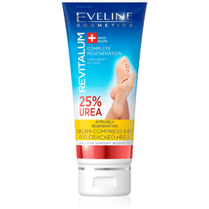 Eveline Revitalum 25% Urea Cream-Compress 8in1 Repair For Cracking Heels 75ml