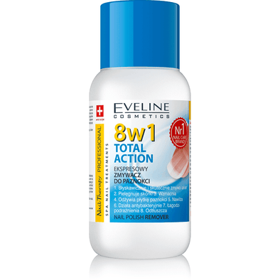Eveline Cosmetics Nail 8 In 1 Therapy Professional Nail Polish Remover 150ml